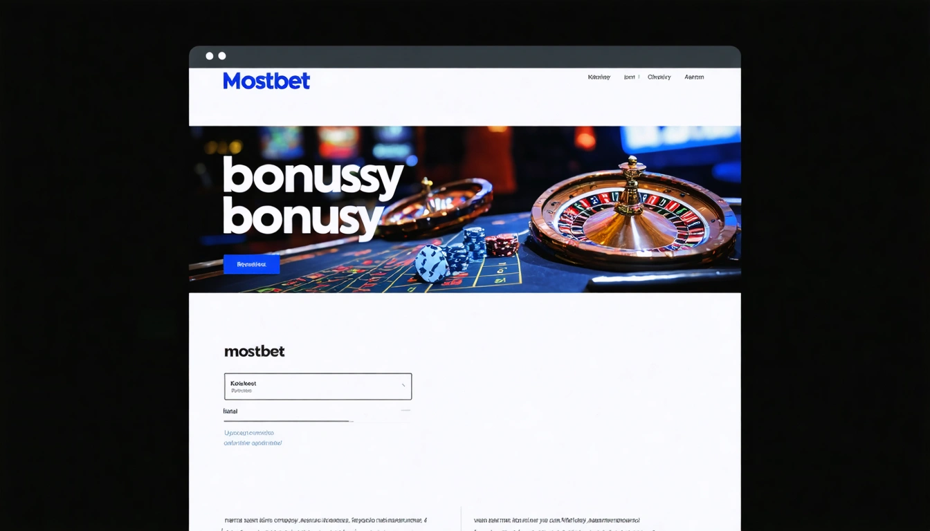 bonusy Mostbet
